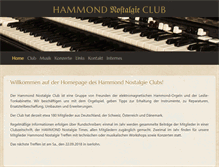 Tablet Screenshot of hammond-nostalgie-club.de